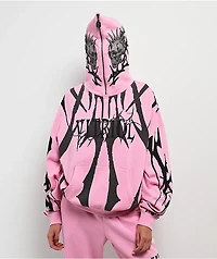 Vitriol Lenexa Pink Zip Hoodie