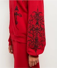 Vitriol Lenexa Red Zip Hoodie