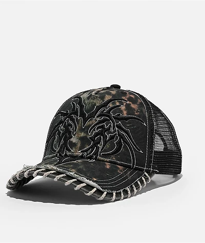 Vitriol Leopard Black Trucker Hat