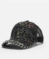 Vitriol Leopard Black Trucker Hat