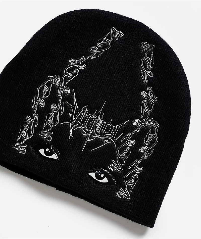 Vitriol Liquid Vision Black Skully Beanie