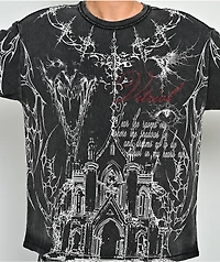 Vitriol Loose Tooth Black Wash French Terry T-Shirt