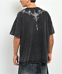 Vitriol Loose Tooth Black Wash French Terry T-Shirt