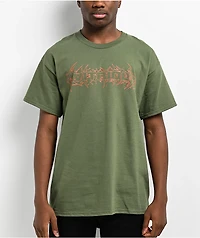 Vitriol Lucid Dreaming Olive T-Shirt