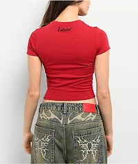 Vitriol Luna Red Crop T-Shirt