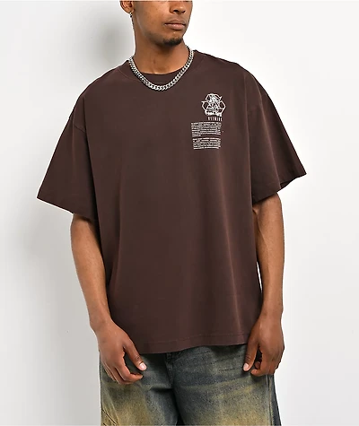 Vitriol Machines Brown Wash T-Shirt
