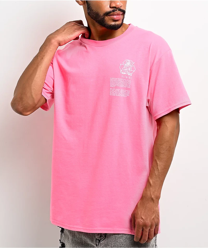 Vitriol Machines Neon Pink T-Shirt