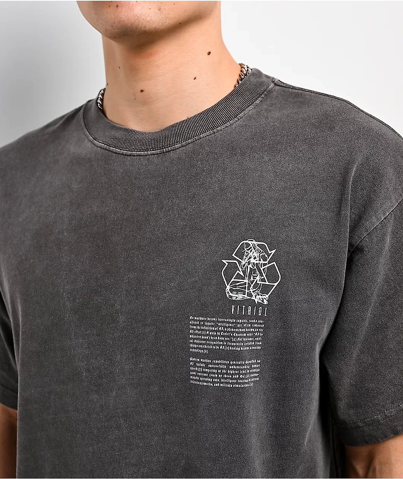 Vitriol Machines Vintage Grey T-Shirt