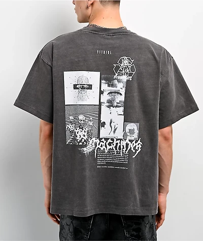 Vitriol Machines Vintage Grey T-Shirt