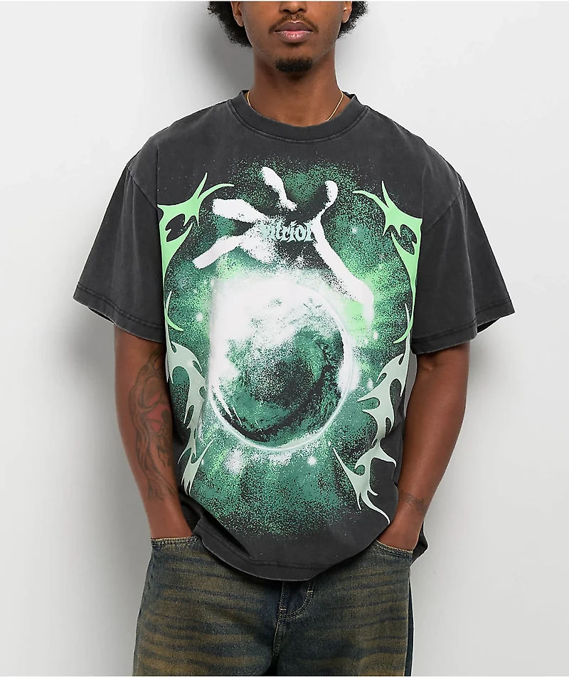 Vitriol Magic Orb Charcoal T-Shirt