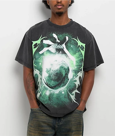 Vitriol Magic Orb Charcoal T-Shirt