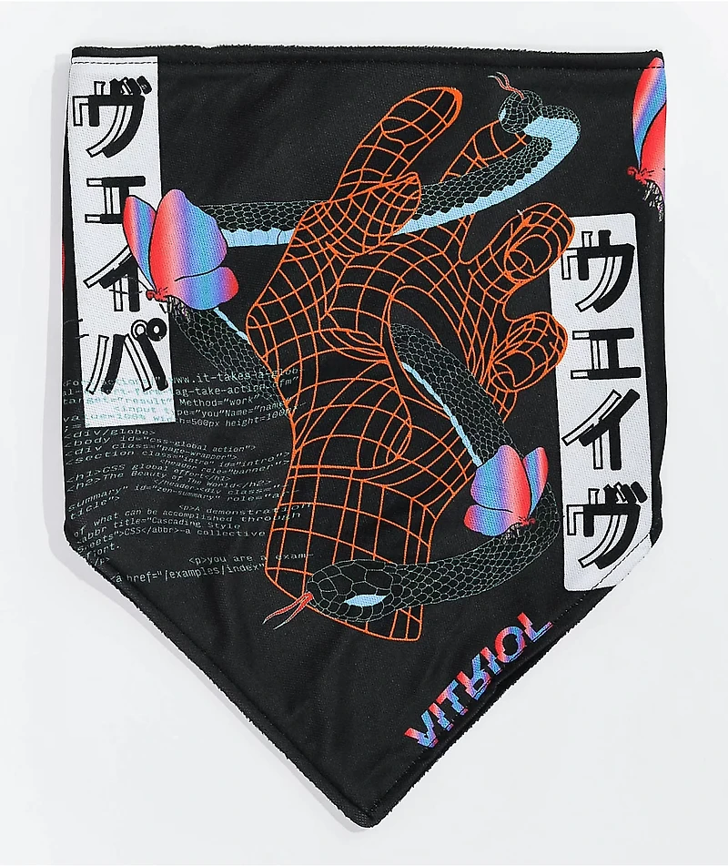 Vitriol Malfunction Black Snow Bandana