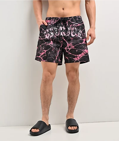 Vitriol Marble Black Board Shorts