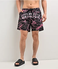 Vitriol Marble Black Board Shorts