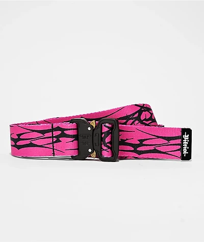 Vitriol Merrick Pink Web Belt