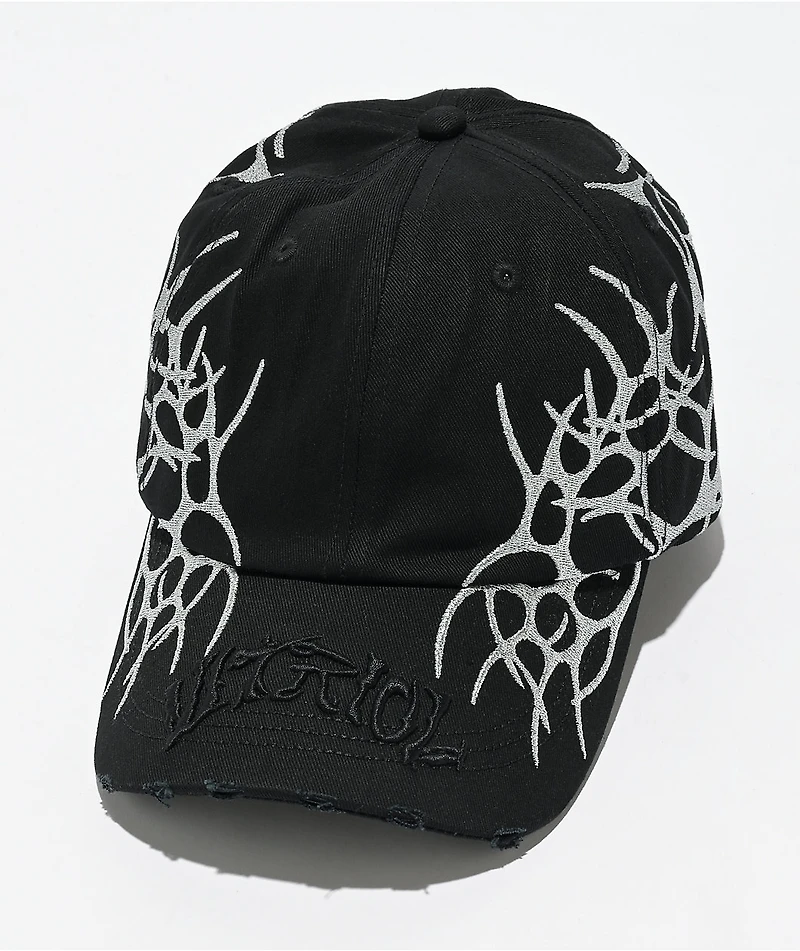 Vitriol Metal Dove Black Strapback Hat