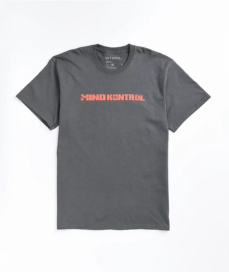 Vitriol Mind Kontrol Charcoal T-Shirt