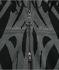 Vitriol Mockingbird Black Wash Zip Hoodie