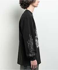 Vitriol Monster Flash Black Long Sleeve T-Shirt