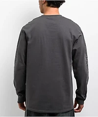 Vitriol Monster Flash Charcoal Long Sleeve T-Shirt
