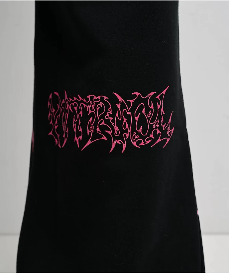 Vitriol Myla Black Wide Leg Sweatpants