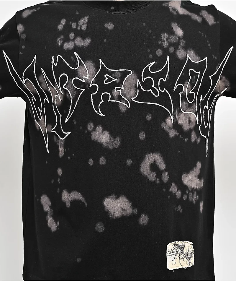 Vitriol Nail Head Black Bleach T-Shirt