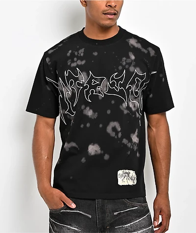 Vitriol Nail Head Black Bleach T-Shirt