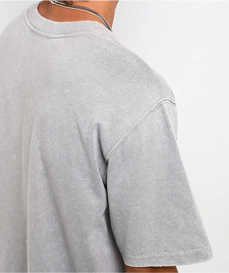 Vitriol Nail Head Grey Wash T-Shirt