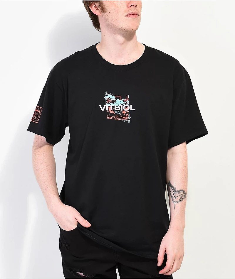 Vitriol Natures Reality Black T-Shirt