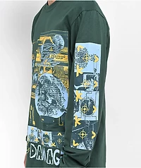 Vitriol Nerve Damage Green Long Sleeve T-Shirt