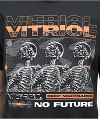 Vitriol No Future Black T-Shirt