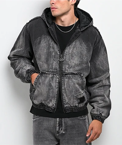 Vitriol Oblivion Depth With Destruction Wash Denim Jacket