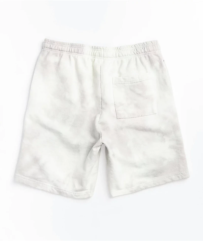 Vitriol Pressed Grey Tie Dye Sweat Shorts