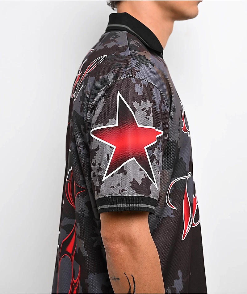 Vitriol Prevail Black Camo Soccer Jersey