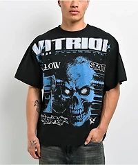 Vitriol Printed Collage Black T-Shirt