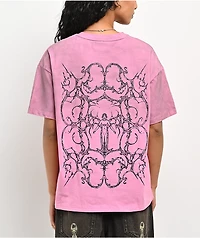 Vitriol Rae Pink Wash Heavyweight Boxy T-Shirt