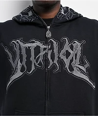 Vitriol Rage Cage Black Zip Hoodie