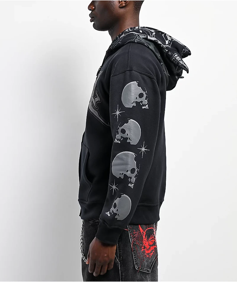 Vitriol Rage Cage Black Zip Hoodie