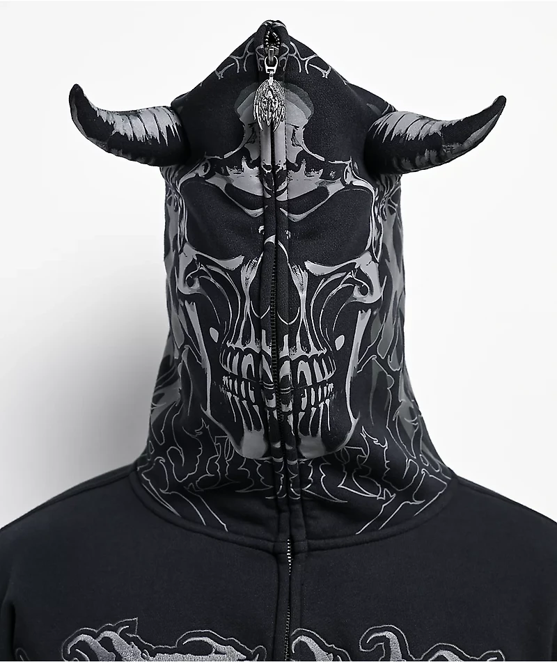 Vitriol Rage Cage Black Zip Hoodie