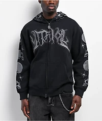 Vitriol Rage Cage Black Zip Hoodie