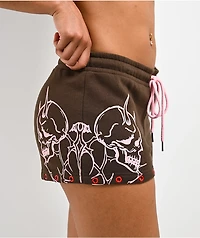 Vitriol Raya Brown Micro Shorts