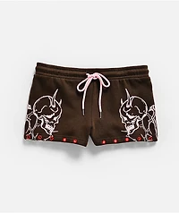 Vitriol Raya Brown Micro Shorts