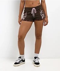 Vitriol Raya Brown Micro Shorts