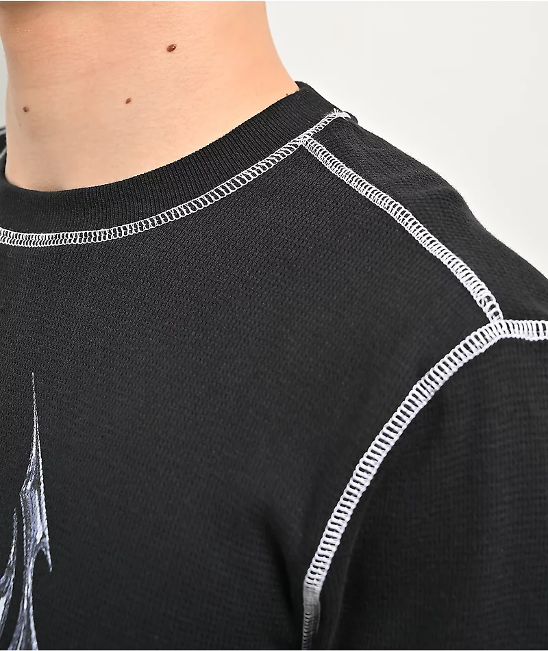 Vitriol Rebuff Black Thermal Long Sleeve T-Shirt