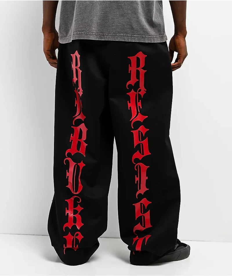 Vitriol Rebuke Black Twill Pants