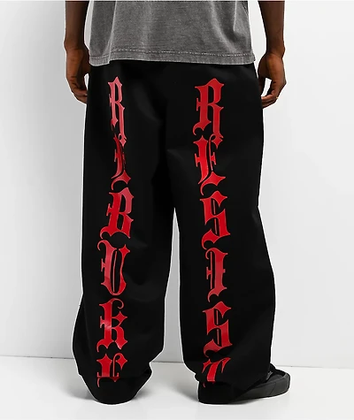 Vitriol Rebuke Black Twill Pants