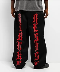 Vitriol Rebuke Black Twill Pants