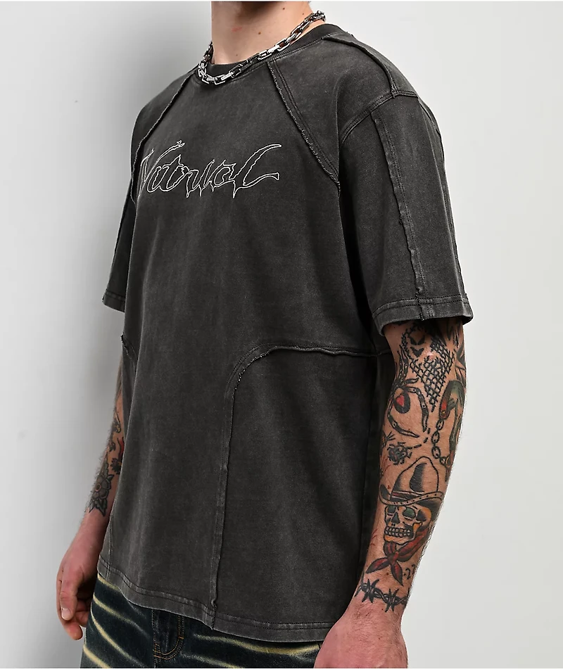 Vitriol Reckoning Grey Wash Boxy T-Shirt