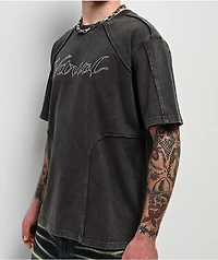 Vitriol Reckoning Grey Wash Boxy T-Shirt