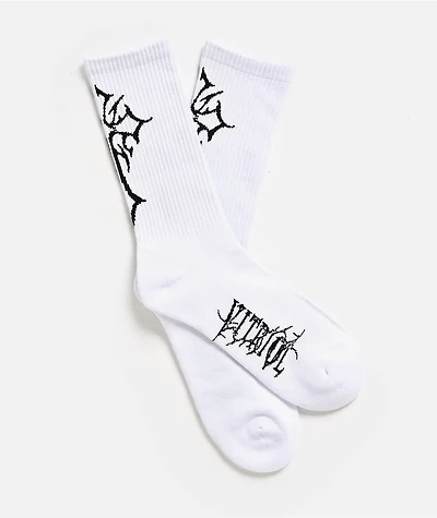 Vitriol Rectify White Crew Socks